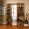 AmDxD Wohnzimmer Vorhang Fenster, Weihnachtsbaum Socken Kerze Vorhang Blickdicht Lang Bunt Verdunkelungsvorhänge Kräuselband für Hotels Büros, 214x183CM (B x H)