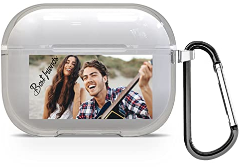 Personalisierte Benutzerdefinierte Ihr Eigenes Foto Text Soft Gel Klar Gummi Hülle für AirPods - Ihr Eigenes Design - for AirPods Pro 2