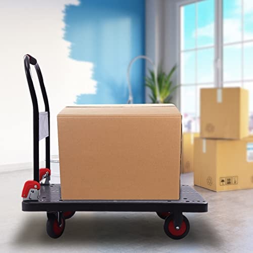 Plattformwagen Transportwagen Klappbar Handwagen Sackkarre Klappwagen Transportkarre Wagen SchiebebüGelwagen Magazinwagen Transport Plattenwagen Transporthilfe Klappgriff Mit Griff Traglast Rollwagen