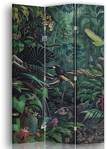Paravent - Dschungel Innenraum - 110 x 150 cm