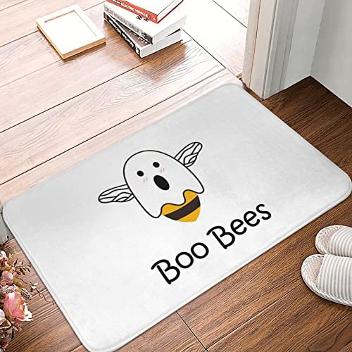 Abipuir Funny Outdoor Mat Boo Bees Halloween Doormat Home Alone Door Mat Outdoor Door Mat Large (Size : 65X90CM)