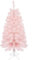 VEYLIN Kleiner Weihnachtsbaum, 90 cm, künstlicher rosa Weihnachtsbaum mit Metallständer für Weihnachtsdekoration