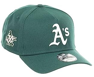 New Era Oakland Athletics MLB 30th Anniversary Sidepatch Dark Green 9Forty A-Frame Snapback Cap - One-Size