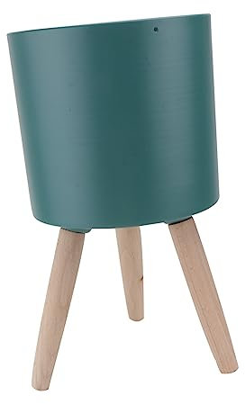 GANAZONO 1Stk Blumentopf aus Eisen Blumentopf schmücken runder Pflanzer Töpfe für Pflanzen Pflanzendekor Blumentopfverzierung aus Eisen Blumenbehälter aus Eisen Einfach Blumenstand Anlage