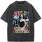 Camiseta Retro De Olivia Rodrigo, Camiseta Estampada De Hip-Hop Callejero para Hombre, Camiseta Lavada De Algodón Harajuku De Verano, Ropa S-XXL-Black||S