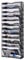 Solinxe 12-Tier Desk Tidy Organiser in Tray, A4 Wall Mounted Document Holder, Vertical Metal Magazine Rack, Wall Hanging Paper Storage Organiser for Office Accessories Stationery Supplies, Black