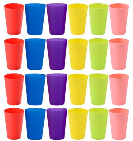 BESPORTBLE 24Pcs Stacking Cups for Party Game for Developing Motor Skills and Hand Eye Coordination for Birthday Shower and Family Fun