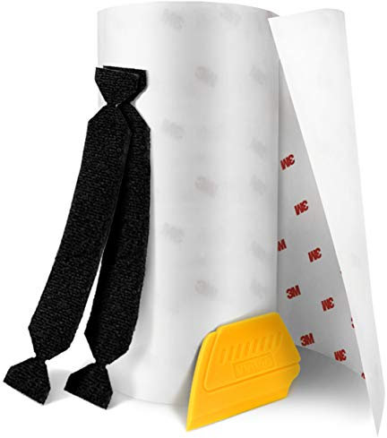 VViViD 3M Clear Paint Protection Vinyl Film 4 Inch Wide Choose Your Size Including Tools (4 Inch x 180 Inch Large roll)