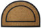 MUD STOPPER | 100% Natural Outdoor Door Mat | Large Durable Outdoor Entrance Mat | Heavy Duty Non-Slip Rubber Backing | Washable Coir Door Mat | 40 x 60cm Half-Moon