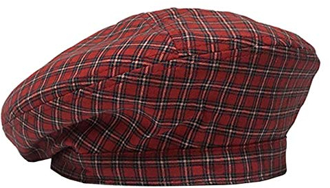 SOMTHRON Damen Modern Baskenmützen Karierte Barette Maler-Hüte und Kappen 6 Farben(RE)