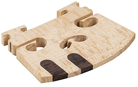 HomeDecTime 4/4 Größe Natrual Ebenholz Geigenstege Violinensteg Geige Steg Violin Bridge