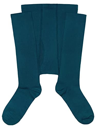 Weri Spezials Herrenstrumpfhose mit Eingrif in mehreren tollen Farben (50-52, Petrol)