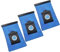 vhbw 3x Sacs remplacement pour Bosch/Siemens type K pour aspirateur - 25,3cm x 17,4cm bleu