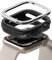 Ringke Air Sports + Bezel Styling Compatible con Funda Apple Watch Series 9, 8, 7 (45mm) y SE (44mm) Carcasa TPU Flexible + Marco de Acero Inoxidable - Black / 30