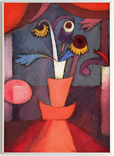 JOPRICO Paul Klee Poster Kunstdruck - Autumn Flower (1922) - berühmte Gemälde Impressionismus Kubismus Größe 30x42cm (A3)