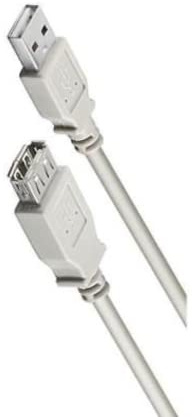 EFB USB2.0 Verlängerungskabel Stecker Typ-A auf A-Buchse 3m, grau