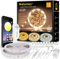 Wefomey White LED Strip Light 20M 1200 LEDs, 7200lm Dimmable 12V Tape Light with App Control Remote, Stick on LED Light for Kitchen, Bedroom, Ceiling (2700K-6500K Warm to Cool Tunable White)