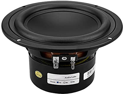 RTVURK STORKY 5.25 Inch Subwoofer Speaker Driver 4 8 Ohm 40W Woofer Strong Deep Bass Bookshelf Loudspeaker For Home Theater DIY 1PC (Color : 8 Ohm, Size : 5.25)