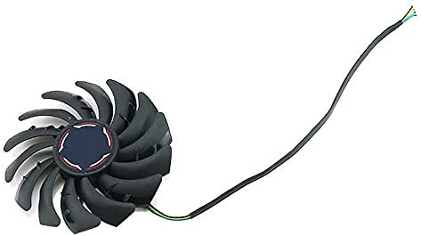 RAKSTORE PLD09210S12HH 87mm Grafikkarten Lüfter Kompatibel mit MSI RTX2060 GAMING Z RTX 2060 SUPER GAMING X Leiser Kühler Lüfter (A)