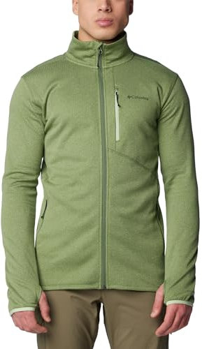 Columbia Park View Fleece Full Zip, Giacca In Pile Con Cerniera Intera Uomo, Canteen Heather, Taglia S