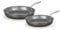 Tower T900202 Cerastone Pro Forged Aluminium 2 Piece Frying Pan Set with Riveted Steel Handles, Non-Stick Coating, Graphite