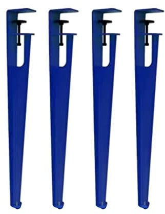 Table Clamp Legs,4pcs Metal Iron Table Legs,Adjustable F-Shape Dining Desk Legs,DIY No Punching Furniture Metal Coffee Table Legs,for DIY Furniture Console,Black (45cm(651in))