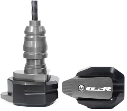 Uubik Motorräder Sturzpads Für Suzuki GSR 400 GSR 600 GSR 750 GSR750 Fallschutzrahmenschieber Anti-Crash-Pad-Schutz Frame Sliders Sturzschutz (Color : Titanium)