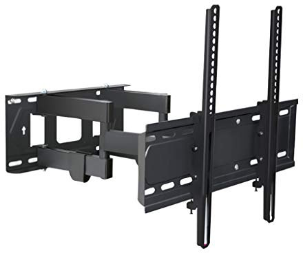 TV Standfuss TV-Rack-Wandhalterung, schwenkbar, neigbar, TV-Halterung, für 32-65-Zoll-Flachfernseher, bis zu 50 kg