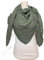 Musselintuch Khaki mit Regenbogen Punkten XXL Halstuch, Wickeltuch Schal,Dreieckstuch aus Musselin Tuch Stola Handmade Schal einlagig