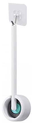 CVBGVBB Escobillas y soportes para inodoro Escobilla de inodoro giratoria con soporte de drenaje, escobilla de inodoro giratoria, herramienta de limpieza de cepillo de WC de esquina para accesorios de