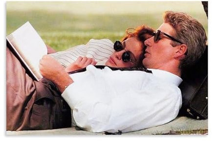 ZAJSGPUR Romance Movies Pretty Woman Poster Dekorative Malerei Leinwand Wandkunst Wohnzimmer Poster Schlafzimmer Malerei 12x18inch(30x45cm)