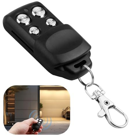 Mando a Distancia Universal, Compatible para Sistemas de 433,92 MHz para Código Rodante, para Puertas de Garaje y Sistemas de Seguridad, Alcance de hasta 100 Metros