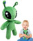 Green Space Alien-Stofftier, grüne Alien-Plüschpuppe, grüne Alien-Stoffpuppe, weiches Wurfkissen, Alien-Stofftier, Alien-Plüschtiere, Spielzeug für Kinder, Animationsfans und Freunde