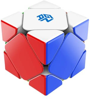 XMDCuber Skewb M Magnetic Speed Cube Stickerless - Axis Positioning Magnetic Skewb Puzzle 8 Magnets
