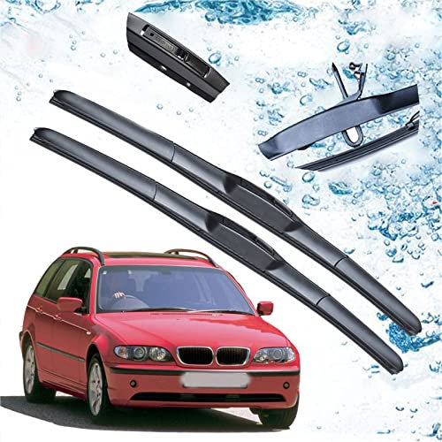 Scheibenwischer, Für BMW 3er E46 Touring Estate 316 318 320 325 330 1998~2006 Zubehör Auto Frontscheibenwischerblätter Bürsten UJ