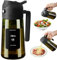 SWEET VIEW Dispensador de aceite de oliva y pulverizador de aceite, vertedor de aceite de vidrio a prueba de luz de 470 ml para cocina, freidora de aire, cocina, ensalada y barbacoa