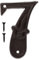 NUOBESTY Unique Hammered Finish Door Numbers Black Cast Iron House Numbers Screws