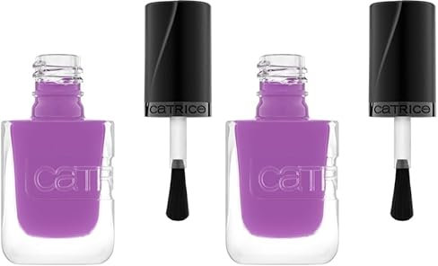 Catrice GEL AFFAIR Nail Lacquer, Nagellack, Nr. 024, Violett, langanhaltend, Einfach zu entfernen, glänzend, vegan, ohne Mikroplastikpartikel, ohne Konservierungsstoffe, ohne Parfüm, 2er Pack (10.5ml)