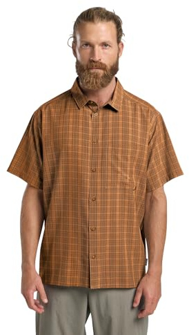 Jack Wolfskin Herren Meseta Shirt Hemd, Check Autumn Leaves, L EU