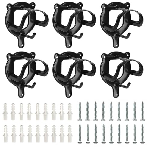 6pcs Horse Trensenzaumzeug Rack, Equestrian Bridle Hanger, Tragbare Zaumzeug Halterung Zaumzeug Haken Pferd Zaumzeug Aufbewahrung Rack Halter Zaumzeug Halter, Metall Trensenhalter für Pferde, Reitstal