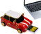 USB Drive | Vintage Classic Car Shape Memory Flash - 4GB Disk Small Portable Data Storage Stick for Secure Data Transfer Photo Laptop Computer TV Camera
