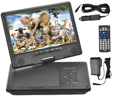 12,5 Zoll Mobiler DVD-Player High Definition Video Drahtloser Bluetooth-kompatibel-Player Tragbarer Vollformat-CD-Player Im Auto Kompakt Und Klein