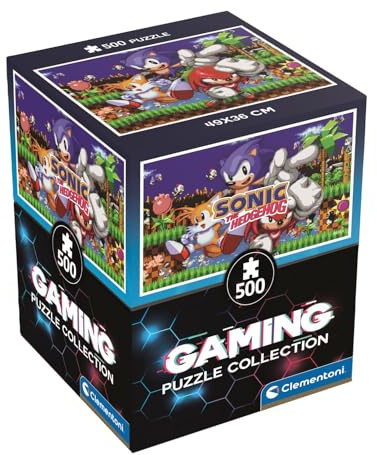 Clementoni SEGA Sonic 500 Teile | Sonic Puzzle Erwachsene in 49 x 36 cm - Puzzle Erwachsene anspruchsvoll von Clementoni 35807
