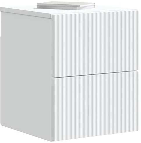vidaXL Wandmontierter Nachttisch 2 pcs Weiß 33 x 34,5 x 40 cm, Vintage Wandregal, praktische Möbel, vielseitige Aufbewahrung, glatter Schreibtisch, idealer Platzsparer