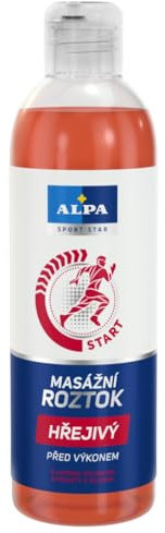 ALPA Tschechische Start Sport Erwärmung Professional Massage Gel 250 ml vor dem Training Vorbereitungen für Sportler