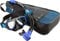 SCUBAPRO Unisex-Adult Zoom Evo Combo Schnorchelset Tauchset Tauchregler, schwarz-blau-Silber, Einheitsgröße