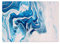 White Blue Navy Teal Funky Kitchen Worktop Protector Saver Glass Chopping Board