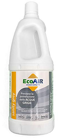 ALTIGASI 1 Stück – 2 Liter Sanity Grey Flasche mit 2 Liter – Flüssigkeit für Wasser und Camper – ELIMINA Gerüche von LAVANDINI und DOCCE – großer Duft