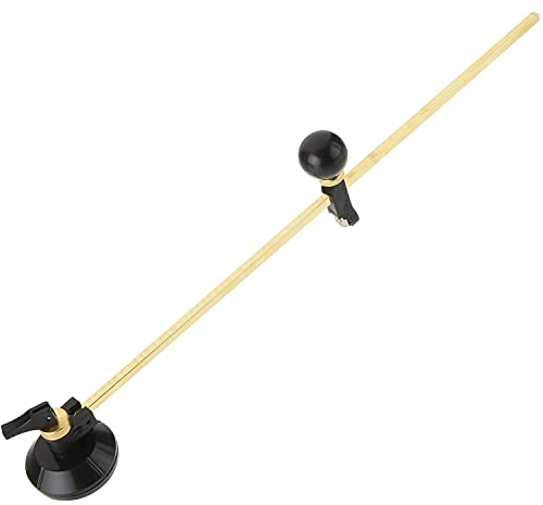Utoolmart Coupe-verre Circulaire, 80 cm (31 Pouces) de Diamètre Rond Max. Outil de Coupe de Cercle Réglable de Type Boussole Avec Ventouse, pour Carreaux de Vitrocéramique 1 Pièce