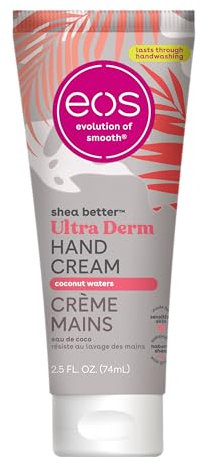 eos Shea Better Hand Cream - Coconut | Natural Shea Butter Hand Lotion and Skin Care | 24 Hour Hydration with Shea Butter & Oil | 2.5 oz,2040868
